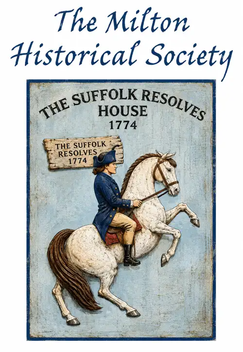 MA 250 Culinary Chronicles of New England 'Dinner and a Talk' with Lisa Ahern of the Milton Cemetery with the Milton Historical Society present "Milton's men of the revolution... A glimpse back at Milton and the call to arms in 1775"