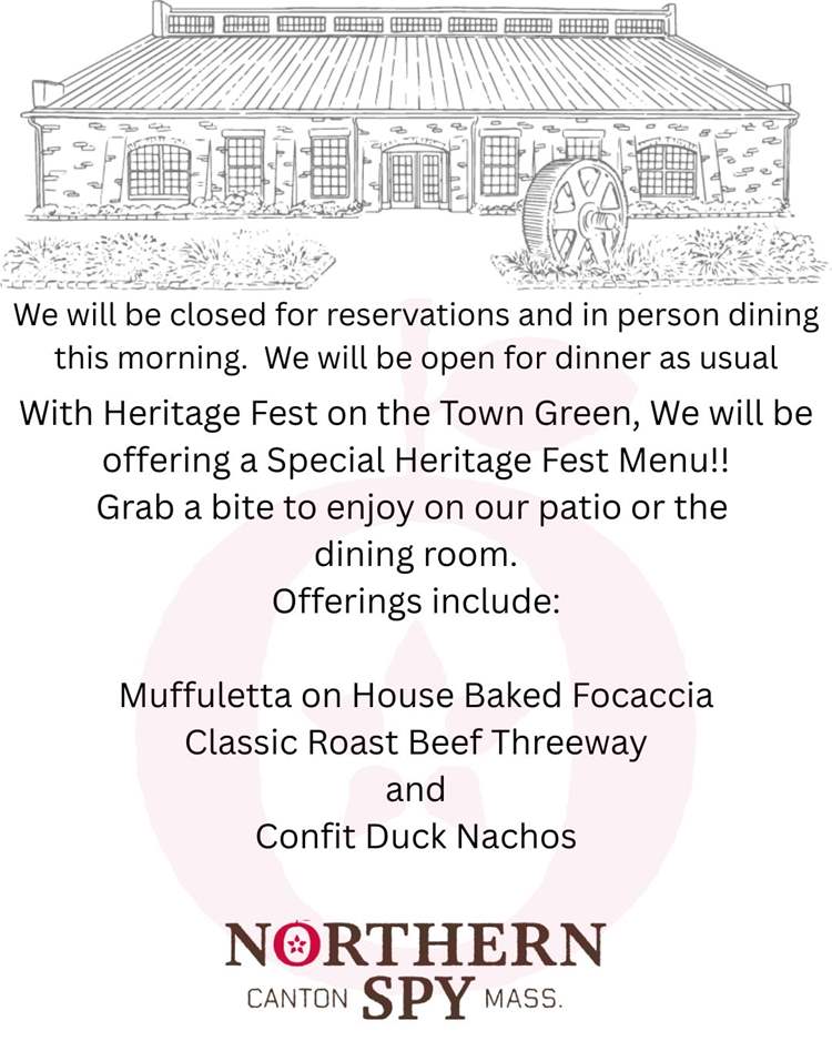 information about our limited dining options on 5/17/25